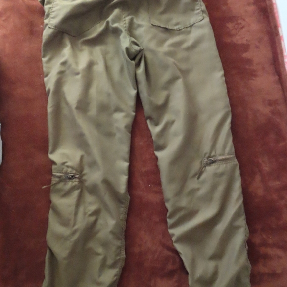 US Military Trousers Hot Weather Fire Resistant Nylon OG 106 Size Medium Long - Picture 2 of 8